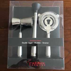 Stainless steel barware